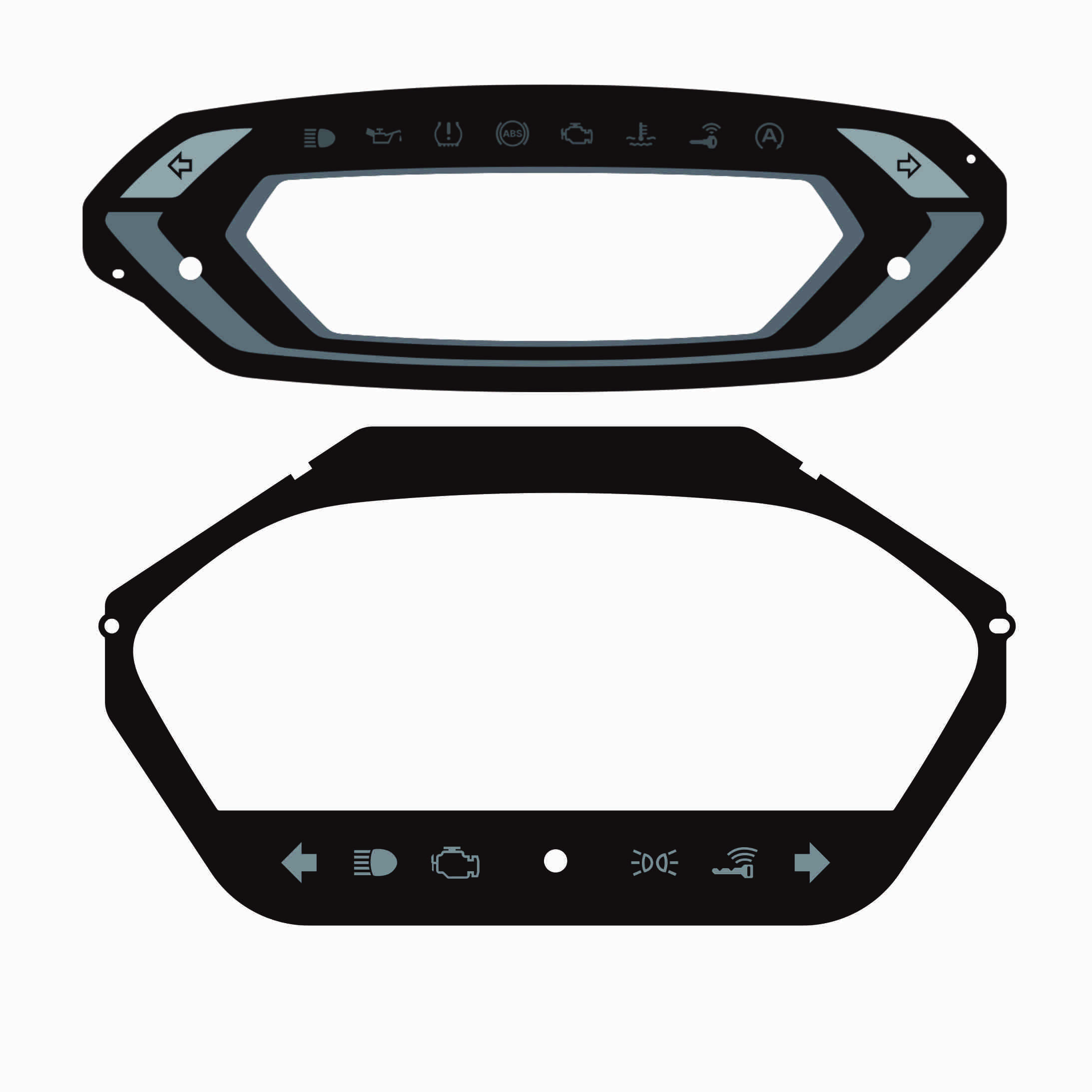 30 Years of Manufacturing Experience: High-Quality Motorcycle Digital Display Dashboard Overlay Project
