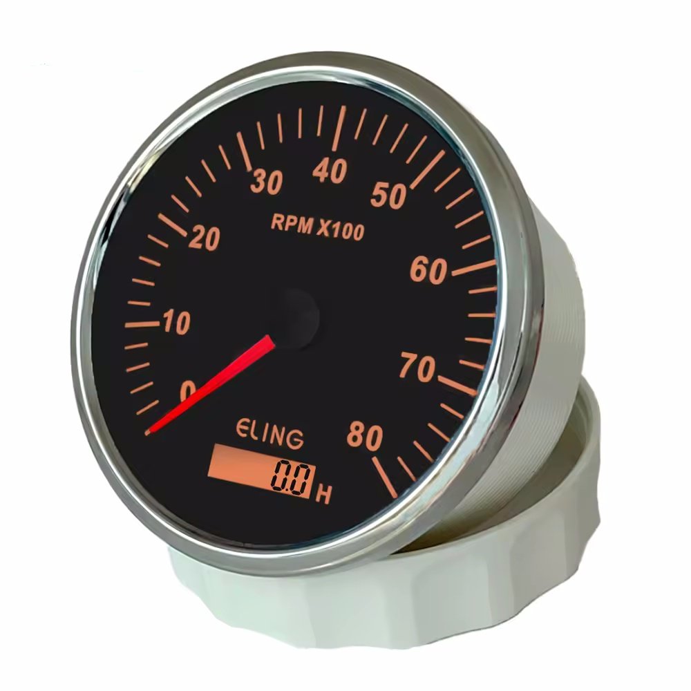 ELING 110mm GPS Speedometer Gauge 200km/h for Truck Auto Trailer Car Yacht with Backlight 9-32V 12 Universal Speedometer Srt JMV