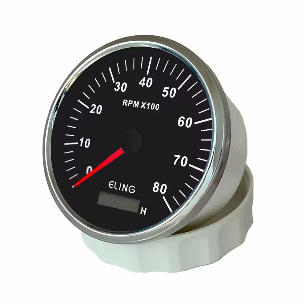 ELING 110mm GPS Speedometer Gauge 200km/h for Truck Auto Trailer Car Yacht with Backlight 9-32V 12 Universal Speedometer Srt JMV