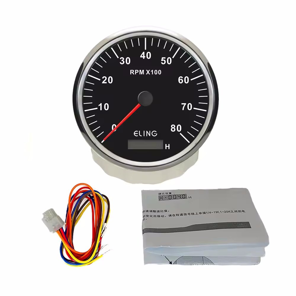 ELING 110mm GPS Speedometer Gauge 200km/h for Truck Auto Trailer Car Yacht with Backlight 9-32V 12 Universal Speedometer Srt JMV