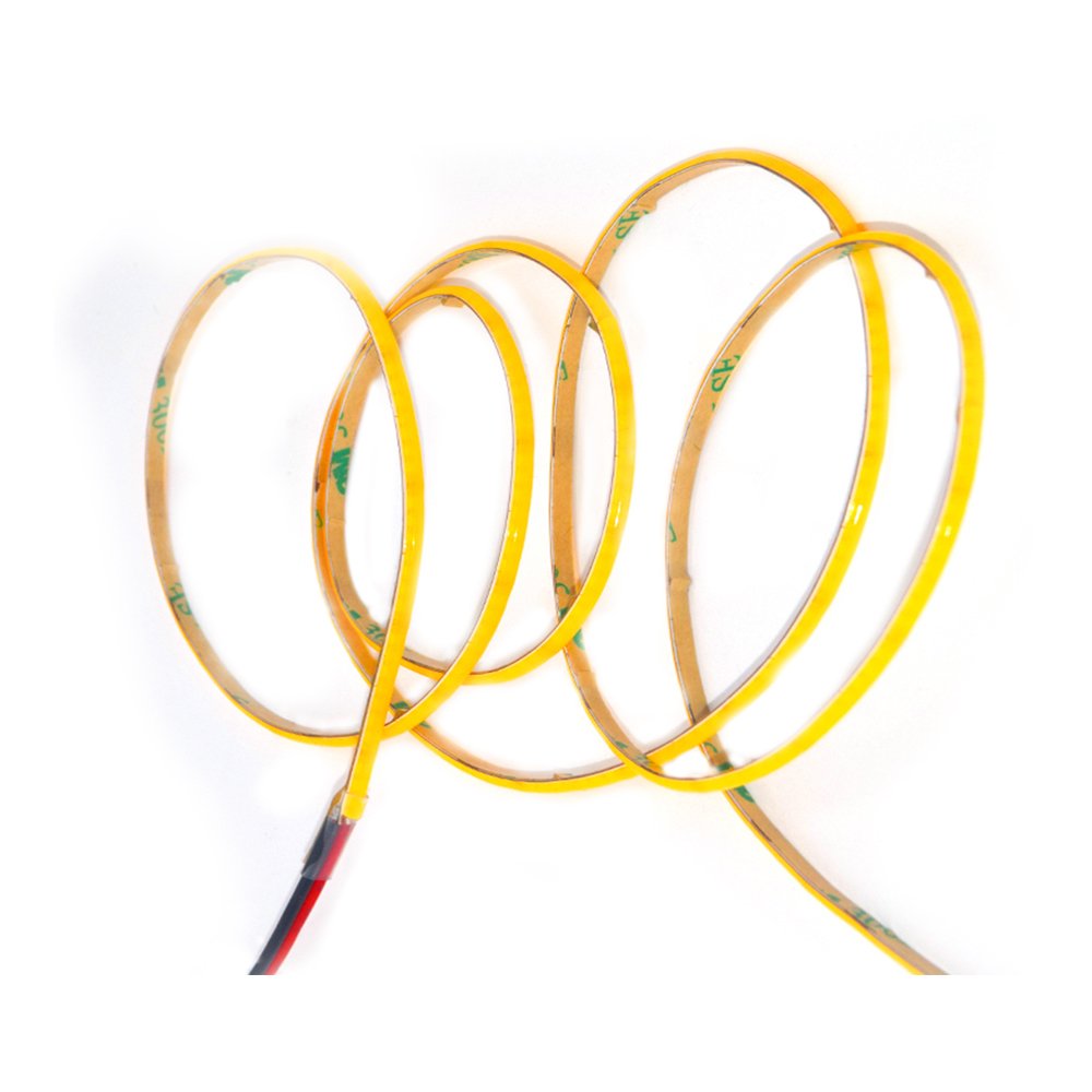 Ultra Fine 3mm Width Cob Led Strip Flexible 12V 24V High Brightness Linear Wine Cabinet Cob Led Light Strip