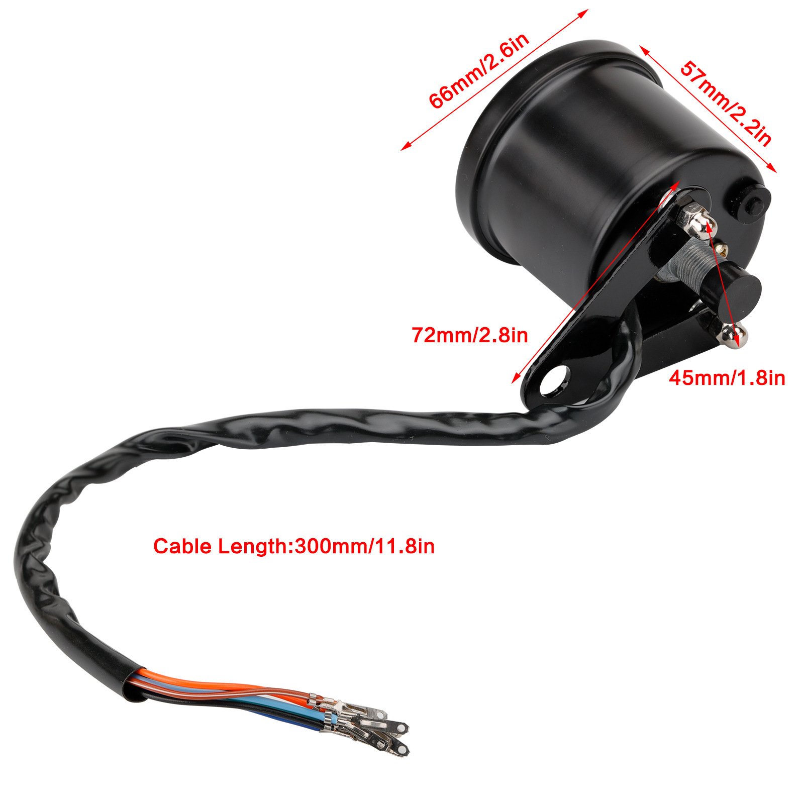 Universal Motorcycle Modified LED Meter Mileage LCD Meter Motorcycle Multi-function Electronic Meter