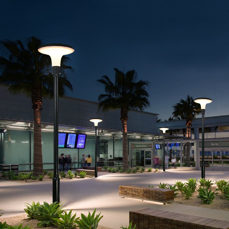 Light Luxury Outdoor Solar Lights LED Urban Lighting Renewable Energy Garden Villa Outdoor LED Solar Lamp