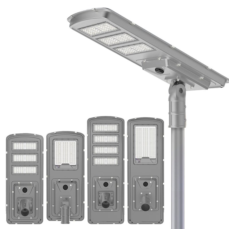 High Lumen IP65 Waterproof 100W 200W 300W 400W 500W Solar Light Outdoor Aluminum All in One Integrated Led Solar Street Light