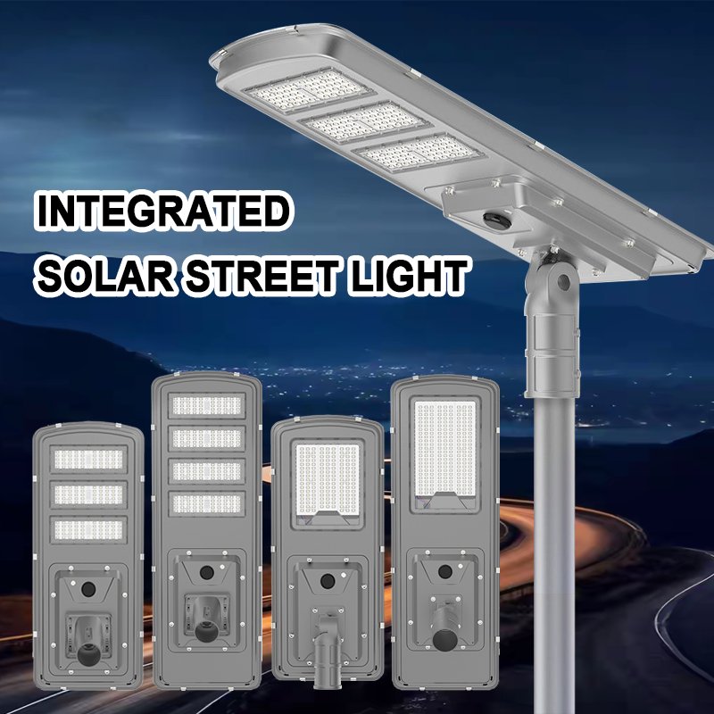 High Lumen IP65 Waterproof 100W 200W 300W 400W 500W Solar Light Outdoor Aluminum All in One Integrated Led Solar Street Light
