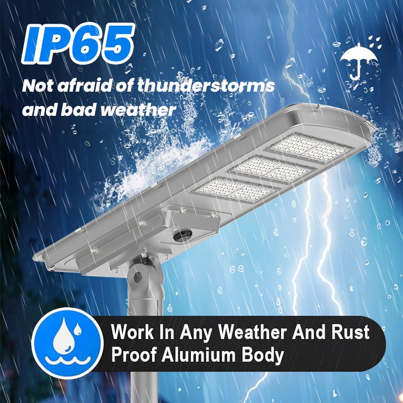 High Lumen IP65 Waterproof 100W 200W 300W 400W 500W Solar Light Outdoor Aluminum All in One Integrated Led Solar Street Light