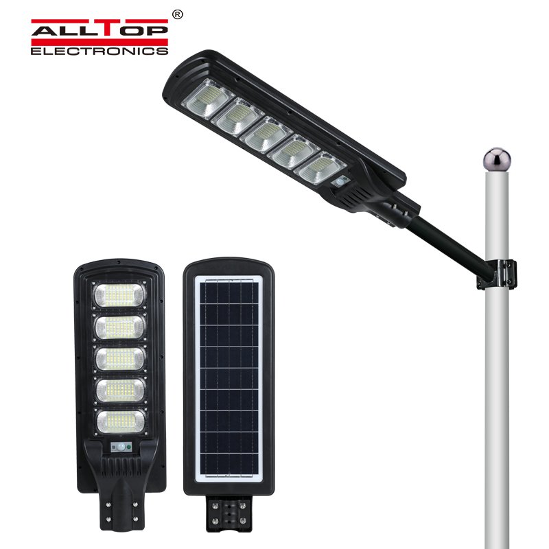 ALLTOP Outdoor Motion Sensor Road Light 50w 100w 150w 200w 250w 300w LED Solar Power Street Light