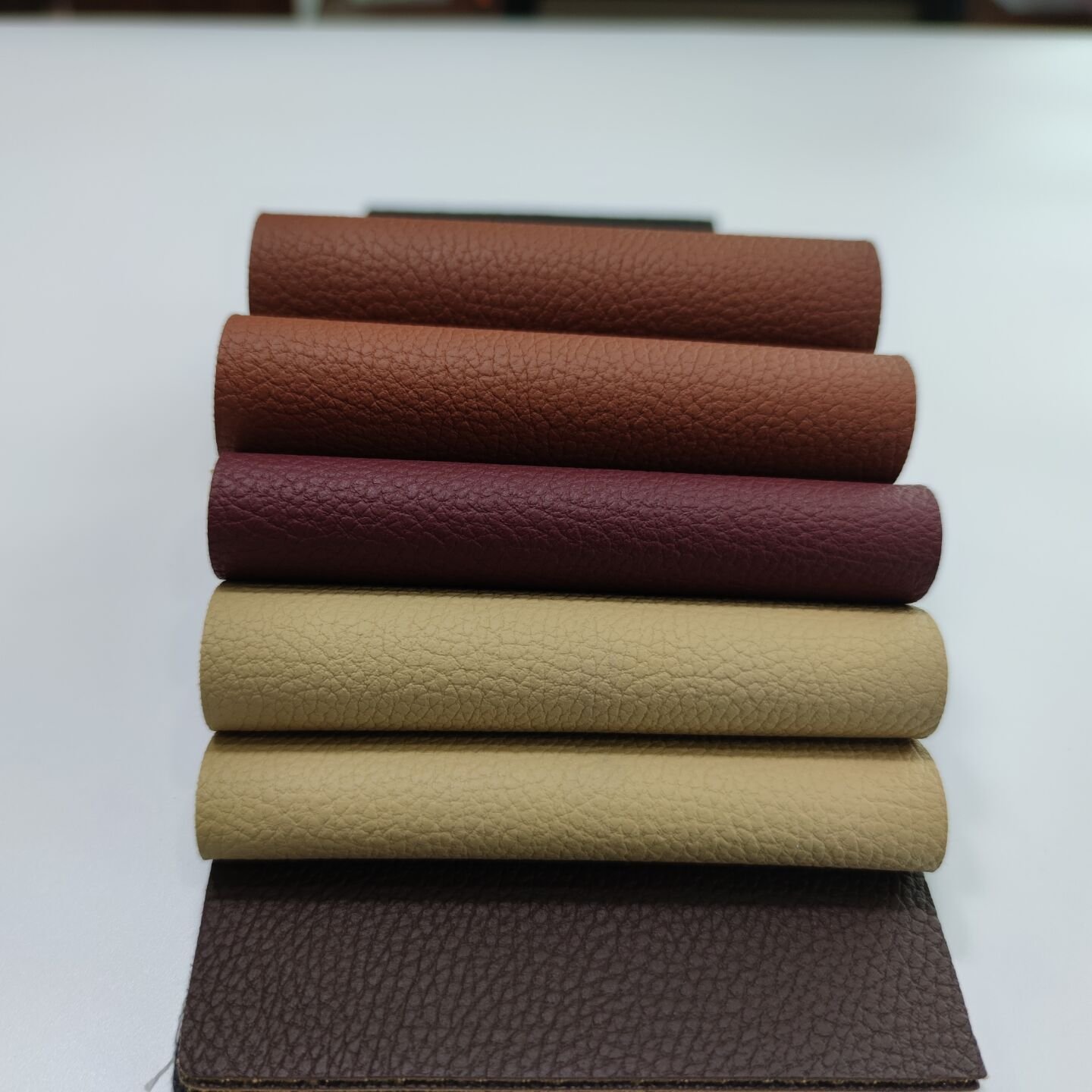 Litchi Leather PVC Faux Leather Rolls for Car Seat Covers Sofa Shoes & Home Textile for Decorative Auto Interior