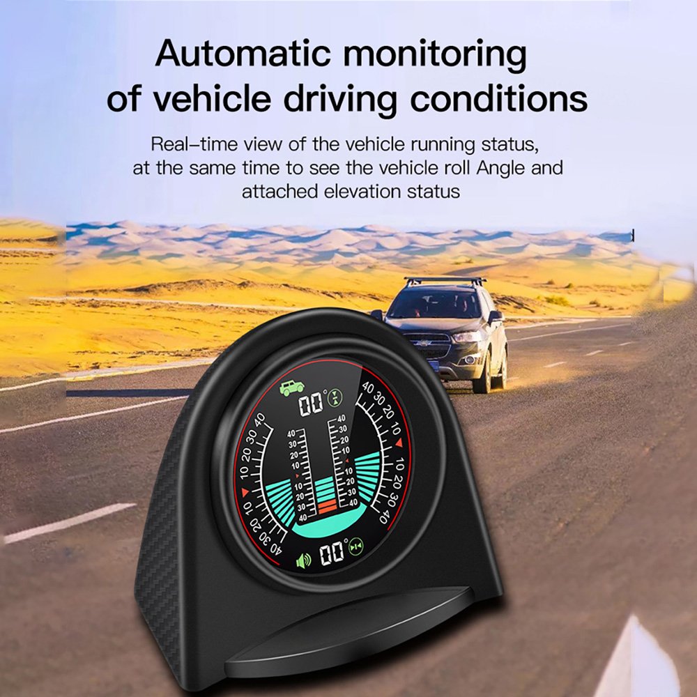 Vjoycar GPS Speedometer HUD Car Inclinometer New Design Slope Meter Car Computer Digital Hud Display