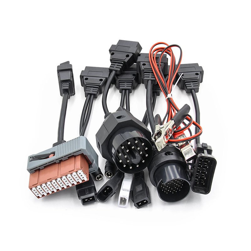 8 Groups Trolley Wire Sleeve OBD Old Car Conversion Wire Harness Car Cables For TCS Truck Obd Cable OBD Cables