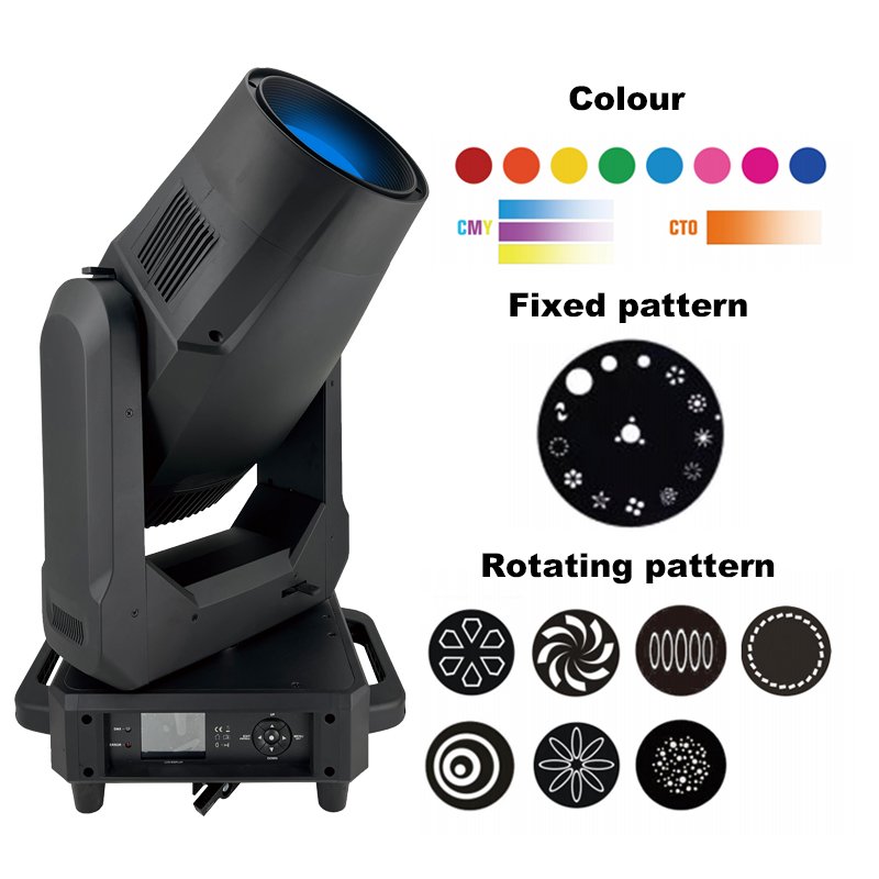 Marslite 600W LED 3in1 Moving Head BSW CMY CTO Moving Head Light Pro Theater Church Stage Beam Lighting Equipment