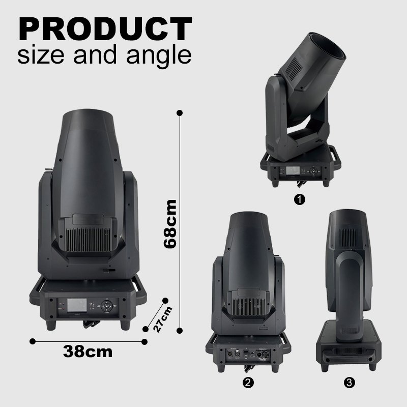 Marslite 600W LED 3in1 Moving Head BSW CMY CTO Moving Head Light Pro Theater Church Stage Beam Lighting Equipment