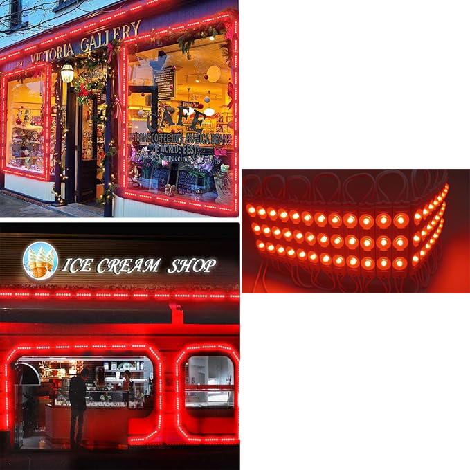 AC 110V / 220V LED Light Module 3 Leds 2watts for Sign Letter Advertising Lightbox