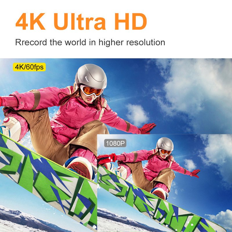2023 Best Seller 4K 3840*2160P Touch Screen 40M Waterproof Mini Digital Video Camera EIS Function Sports Camera Go Pro