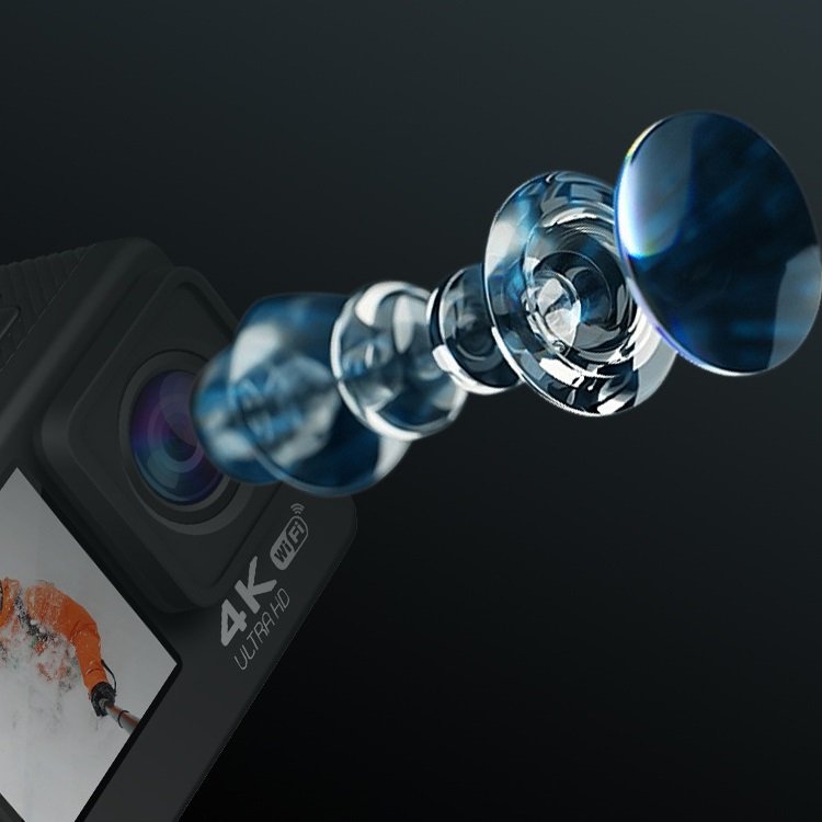 2023 Best Seller 4K 3840*2160P Touch Screen 40M Waterproof Mini Digital Video Camera EIS Function Sports Camera Go Pro