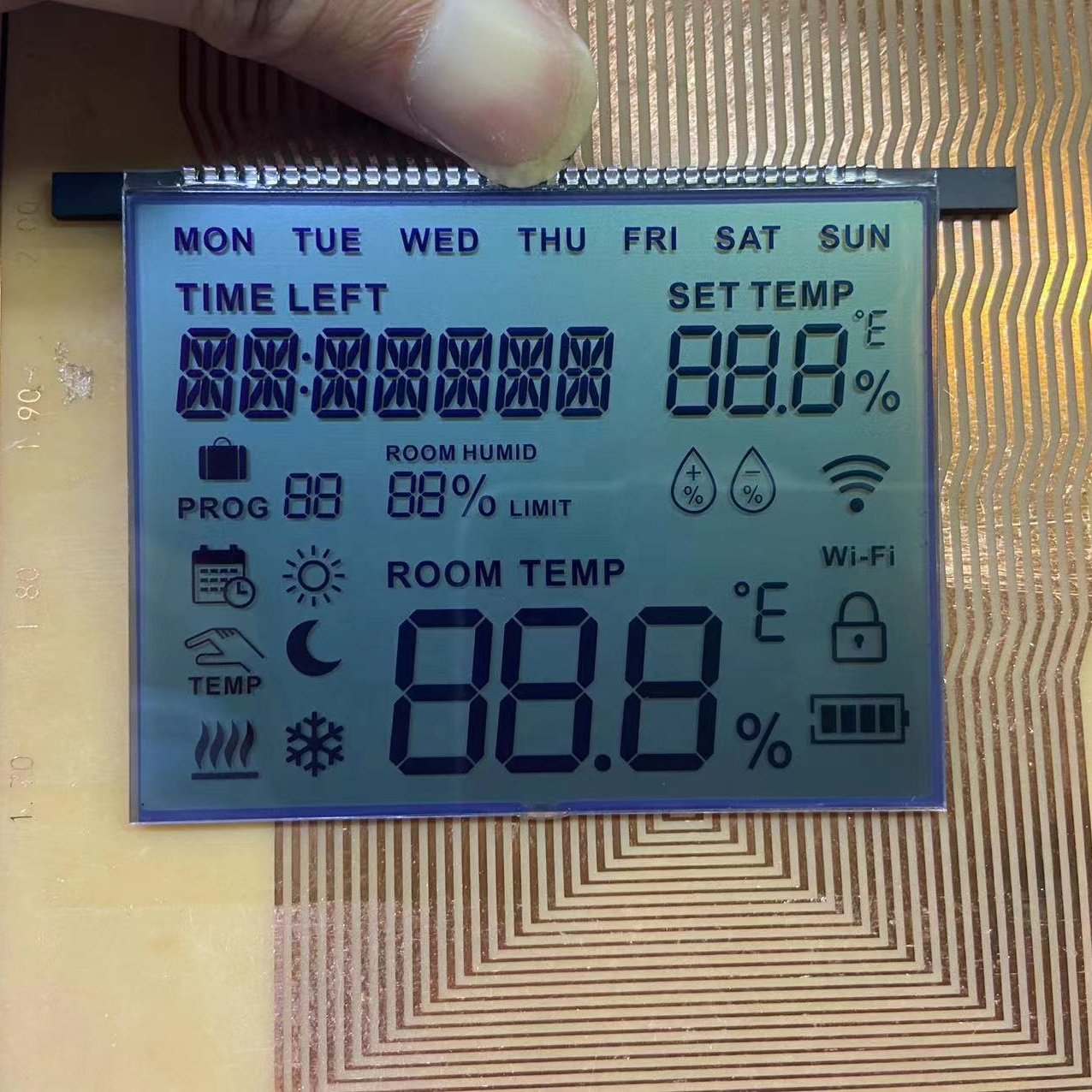 Speedometer TN Display LCD Custom Lcd Supplier Lcd Manufacturer