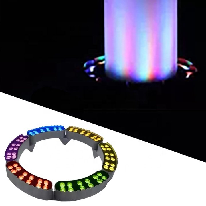 12W96W Colorful Hug Tree Light IP65 Waterproof Outdoor Colorful Led Spot Light Multicolor Ring Tree Lamp Garden Landscape Lights