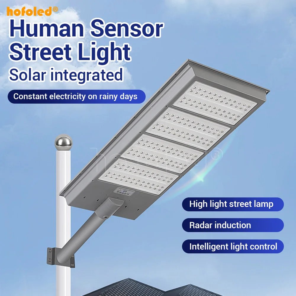 Solar Sensor Powered Led Led Outdoor Decoration Lighting1500W 2000W 2500W Solar Street Light