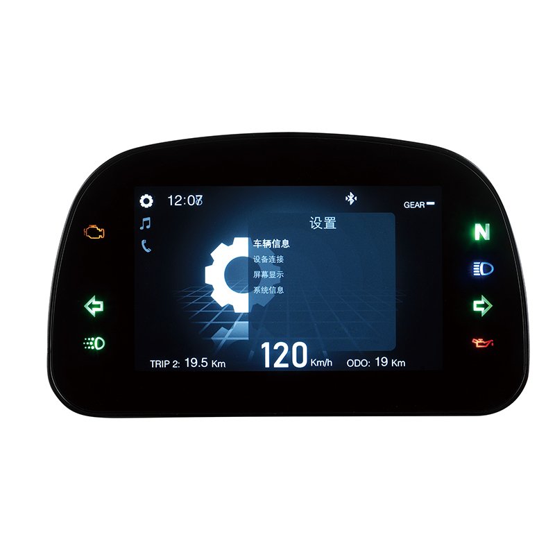 Boerxu BX-T-45TA Cartrend Motorbike Tachometer Wireless Android Auto Module Mirroring Monitor CarPlay Screen Motorcycle Meter