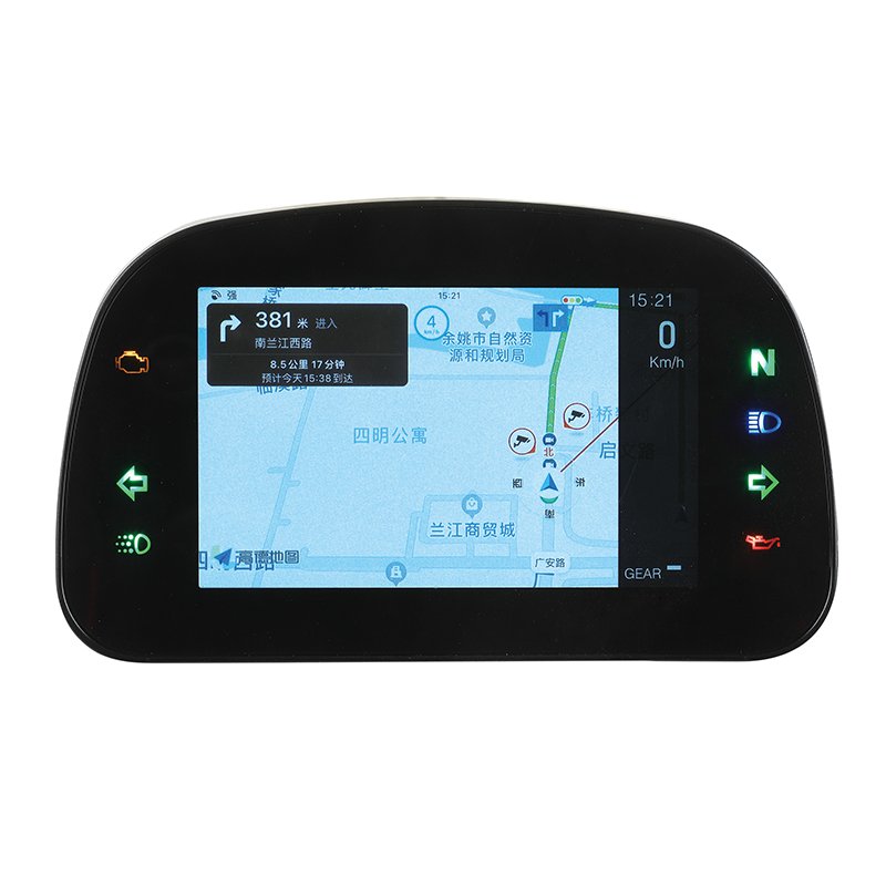 Boerxu BX-T-45TA Cartrend Motorbike Tachometer Wireless Android Auto Module Mirroring Monitor CarPlay Screen Motorcycle Meter
