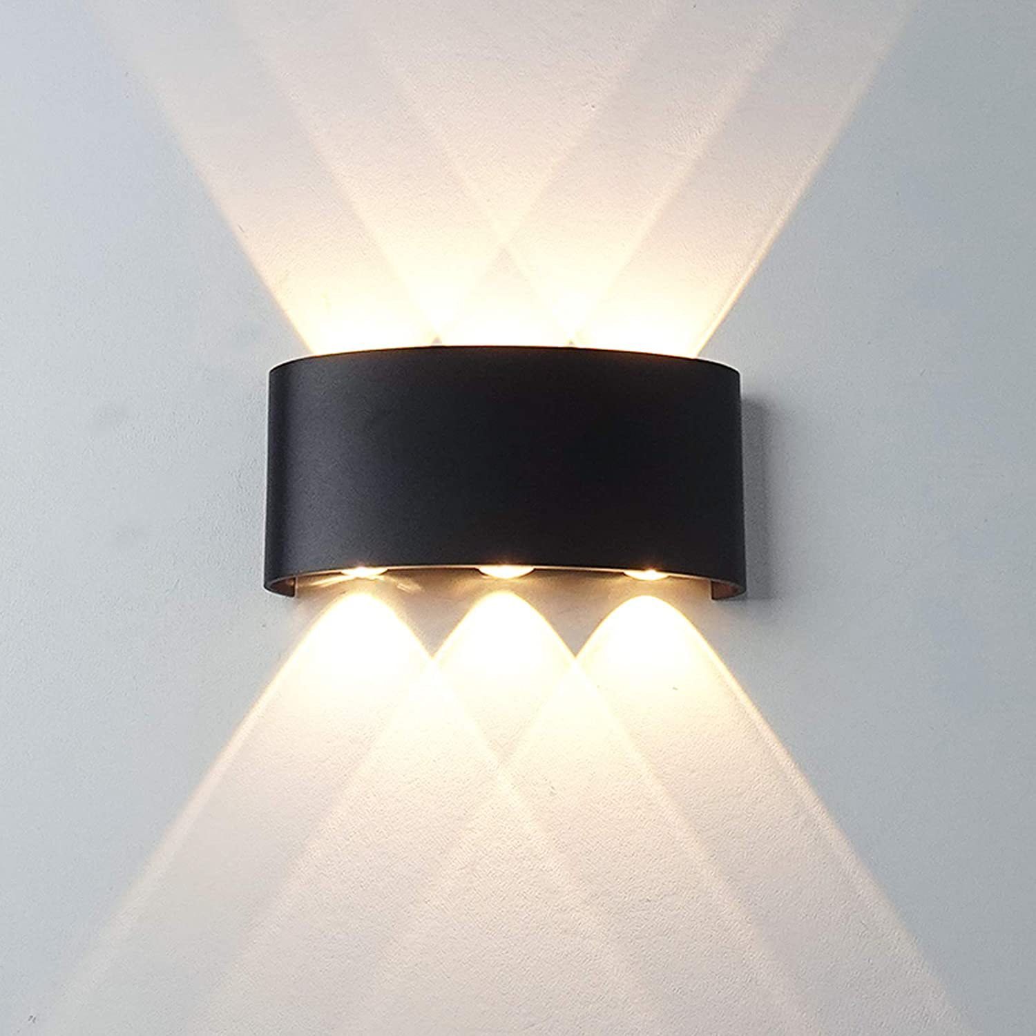 Up and Down Outdoor Lighting Wall Light Lamp Led Outdoor Wall Lights Exterior Wall Mounted 4w 6w Garden Aluminum