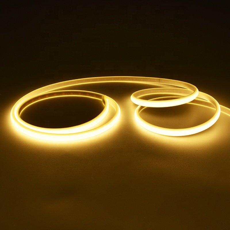 High Voltage COB LED Strip 220V 230V 3000k New Design 2700K 6500K 10MM DC24V FOB 432leds/m IP66 IP68 With Plug COB LED Strip