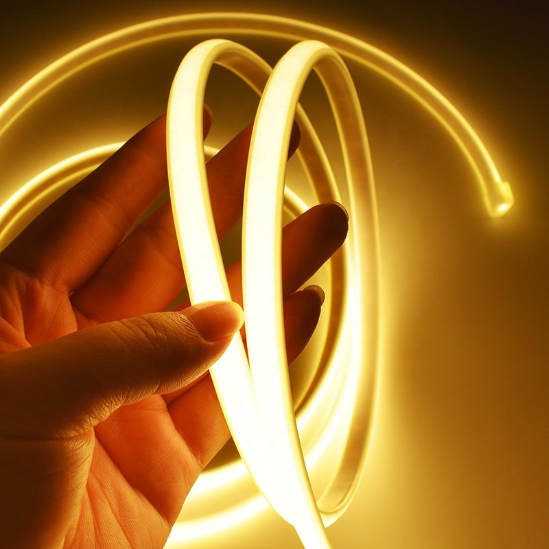 High Voltage COB LED Strip 220V 230V 3000k New Design 2700K 6500K 10MM DC24V FOB 432leds/m IP66 IP68 With Plug COB LED Strip