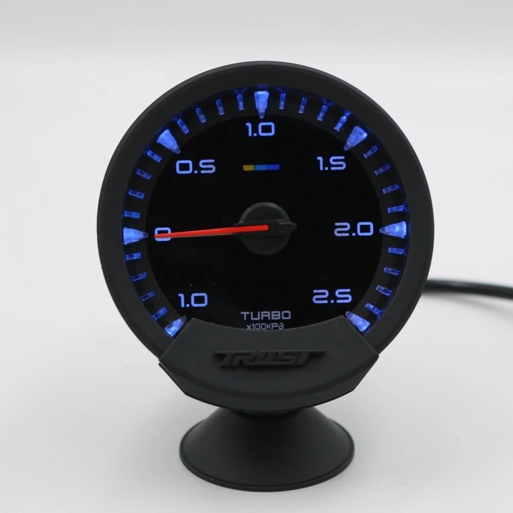 GReddi Sirius Trust 74mm Auto Gauges 7 Colors Turbo Boost Volt Water Oil Temp Vacuum Oil Press RPM EGT Gauge