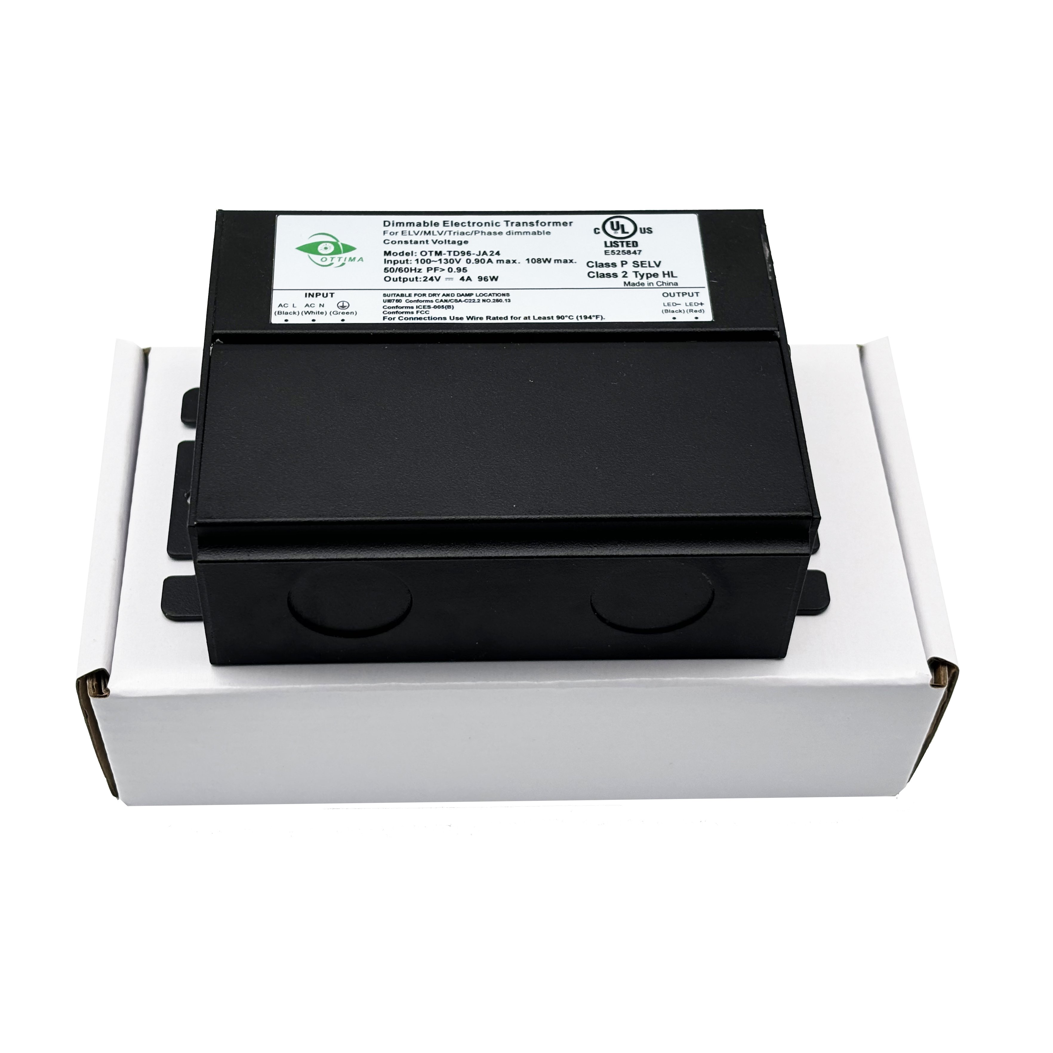 OTM-TD96-JA24 UL ETL LED Switching Power Supply DC24V 96W Led Strip Transformers