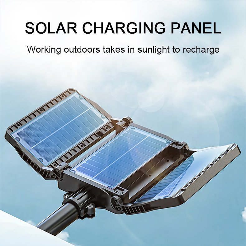 TAIKOO Motion Sensor Solar Street Light Outdoor Wireless Led Solar Light Garden 3 Surface Folding All in One Solar Light