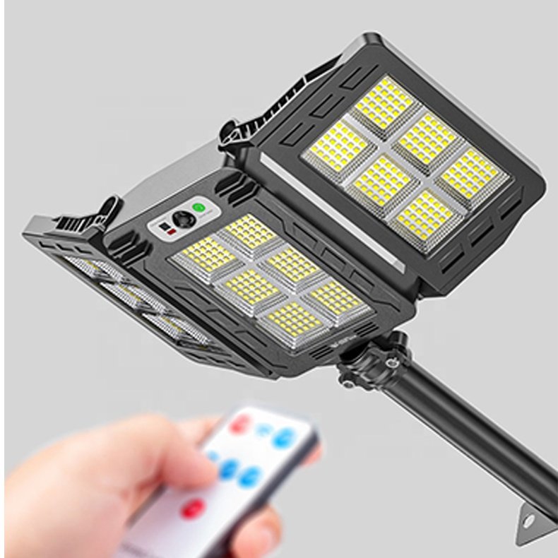 TAIKOO Motion Sensor Solar Street Light Outdoor Wireless Led Solar Light Garden 3 Surface Folding All in One Solar Light