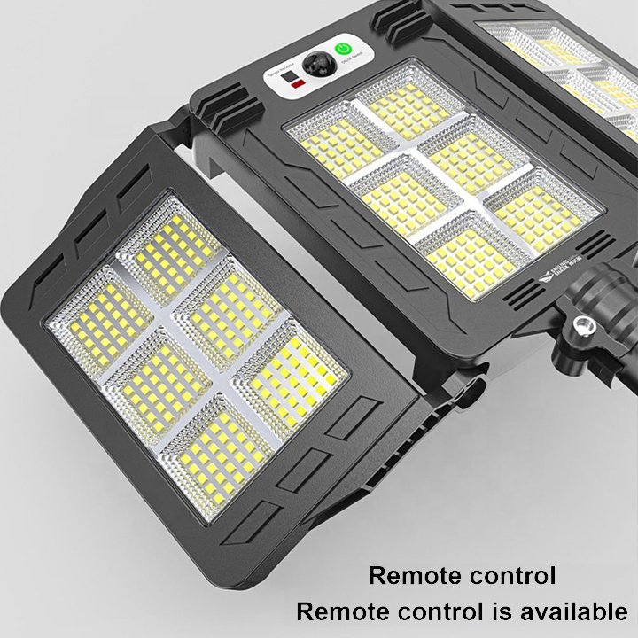 TAIKOO Motion Sensor Solar Street Light Outdoor Wireless Led Solar Light Garden 3 Surface Folding All in One Solar Light