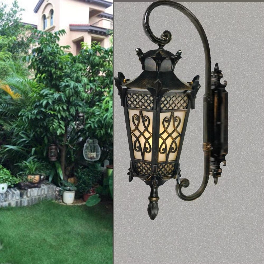 Outdoor Waterproof Retro Balcony Outdoor Light Waterproof Garden Decoration Outdoor LED Wall Light Aluminum