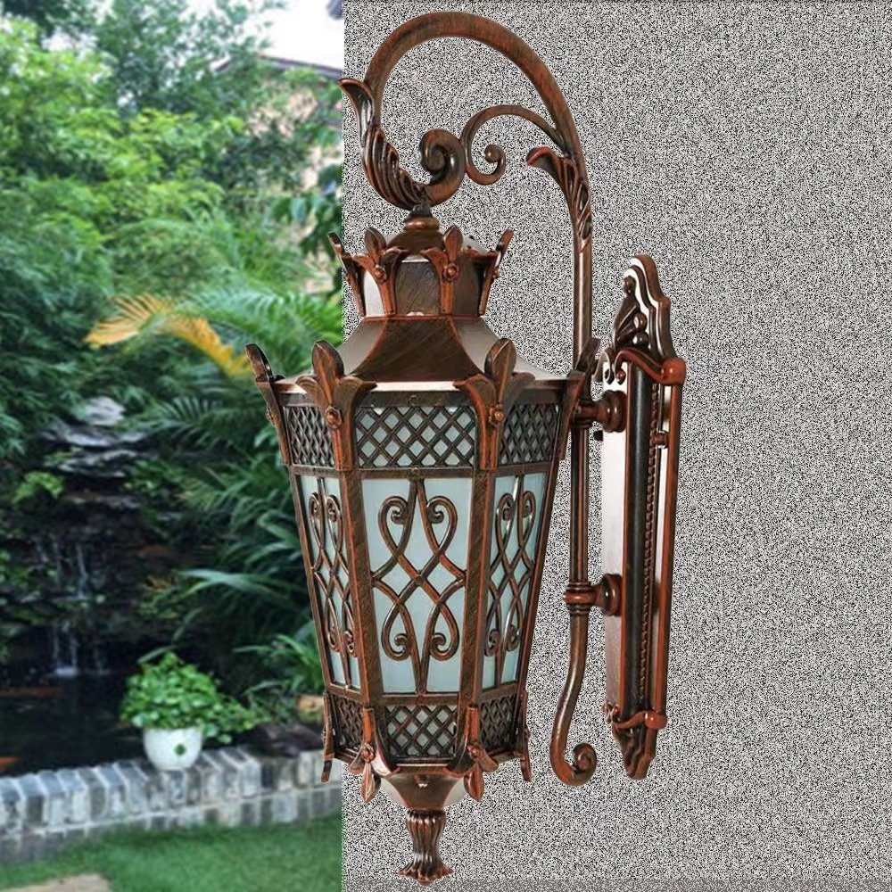 Outdoor Waterproof Retro Balcony Outdoor Light Waterproof Garden Decoration Outdoor LED Wall Light Aluminum