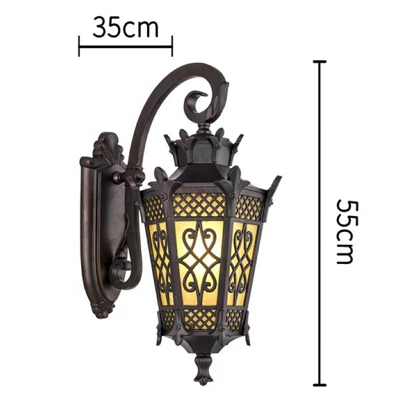 Outdoor Waterproof Retro Balcony Outdoor Light Waterproof Garden Decoration Outdoor LED Wall Light Aluminum