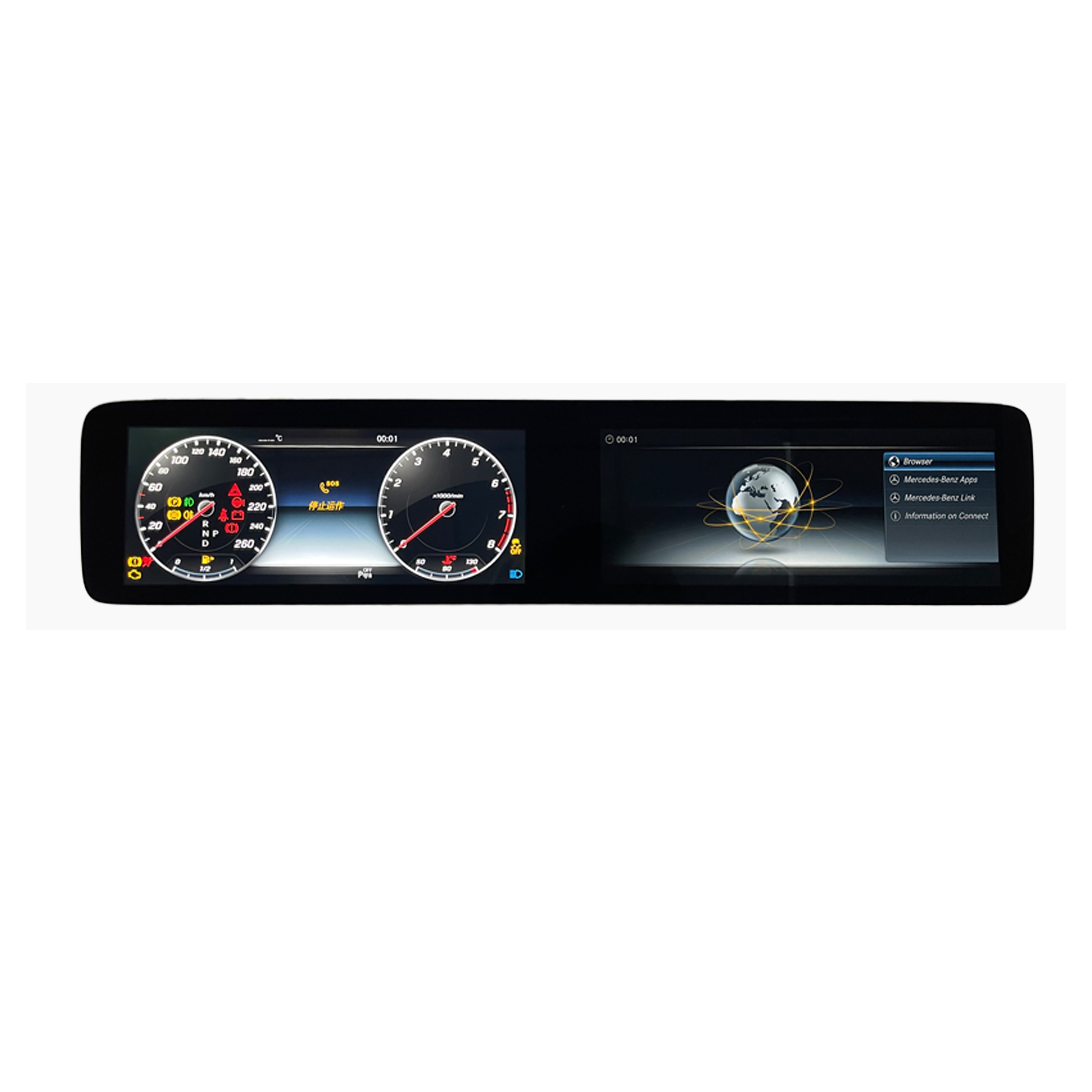 E-class Mercedes W213-MERCEDES-BENZ Large Screen 12.3-inch LCD Instrument LCD Speedometer AMG