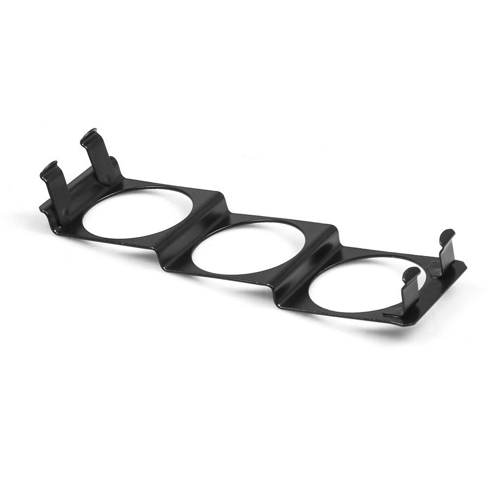 Universal 52mm Tripe 3 Gauge Meter Radio Din in Dash Panel Pod Black 2inch BX102259-BK