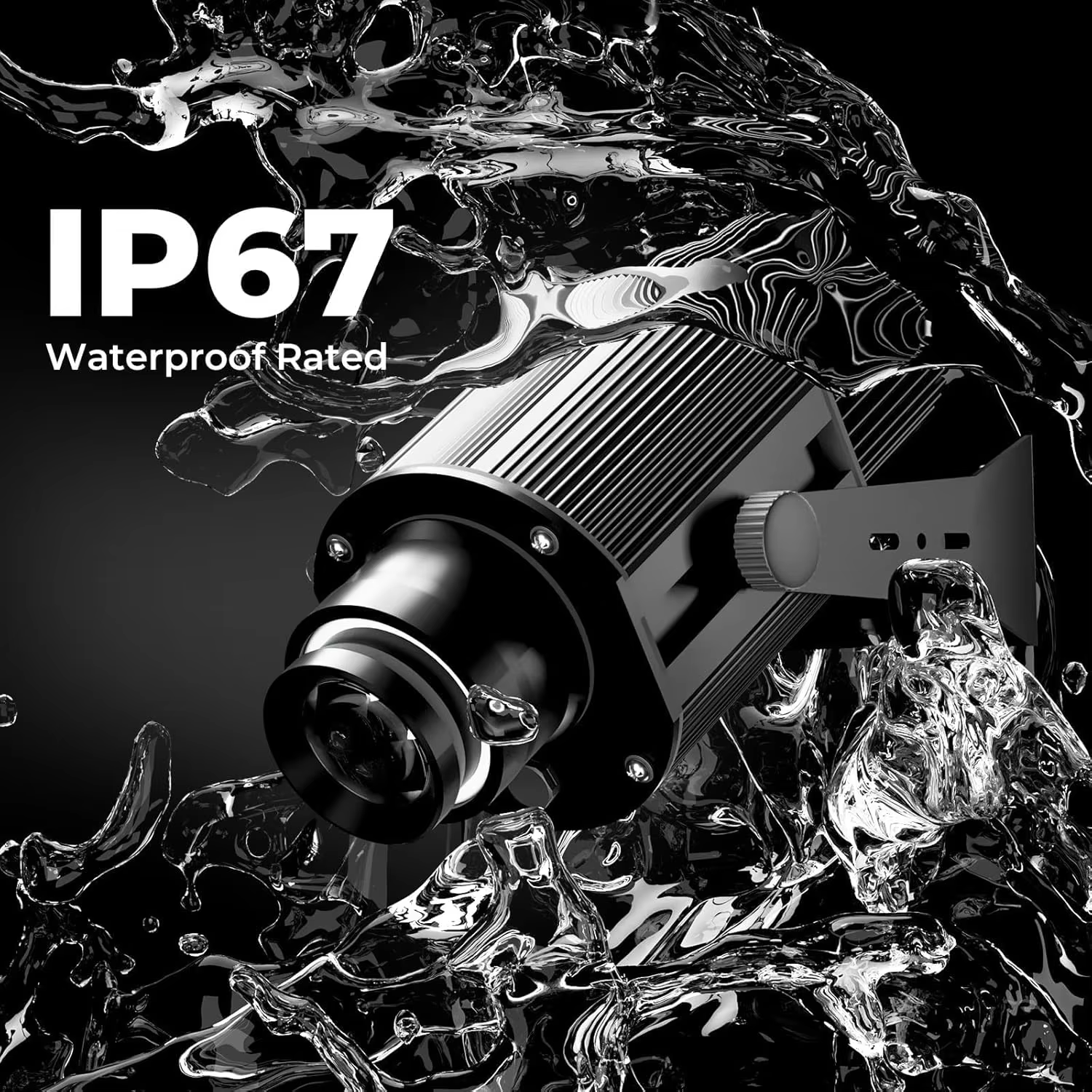 Advertising Projector Light Outdoor Waterproof Remote Control Customized logo Gobo Projector