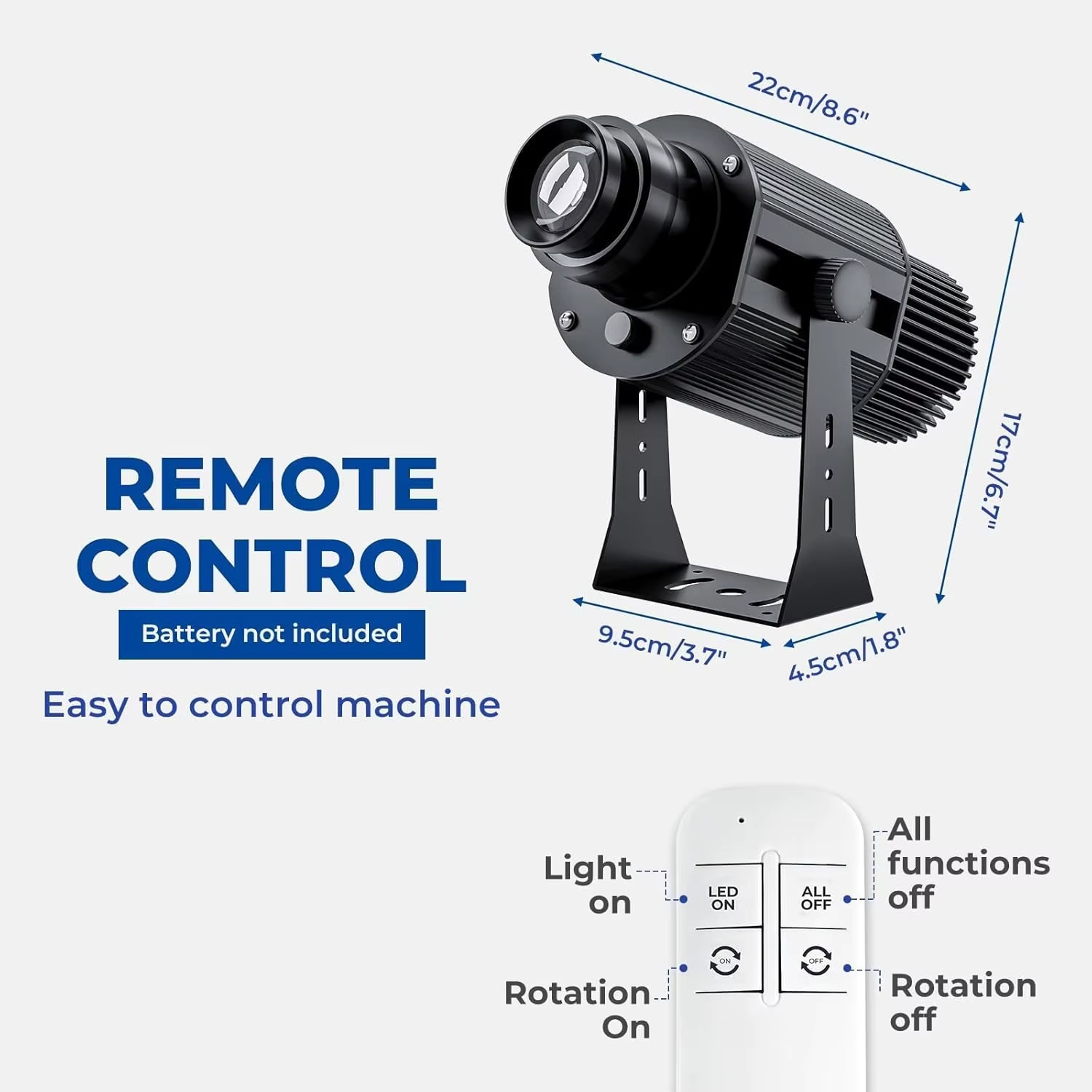 Advertising Projector Light Outdoor Waterproof Remote Control Customized logo Gobo Projector