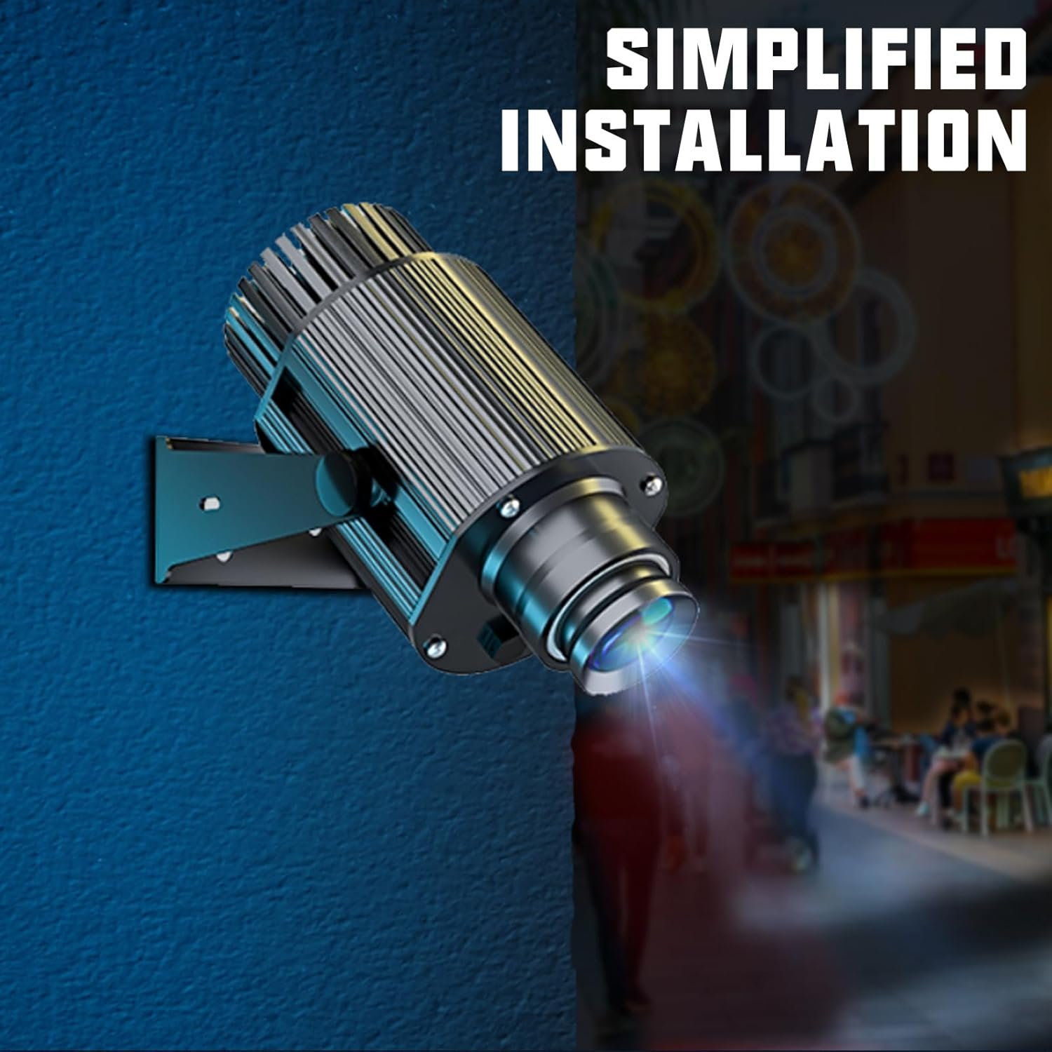 Advertising Projector Light Outdoor Waterproof Remote Control Customized logo Gobo Projector