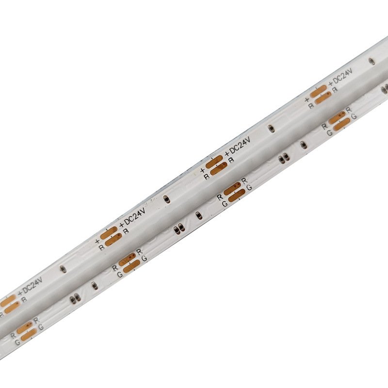 RGBIC COB LED Strip With Addressable RGB DC12V 24V 576 LED 720LED High-density Luminous Strip Light 5 Meters Per Roll