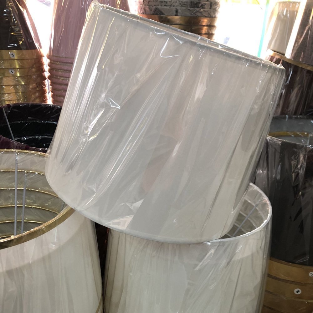 OEM Customized Small Empire Linen Fabric Lampshade