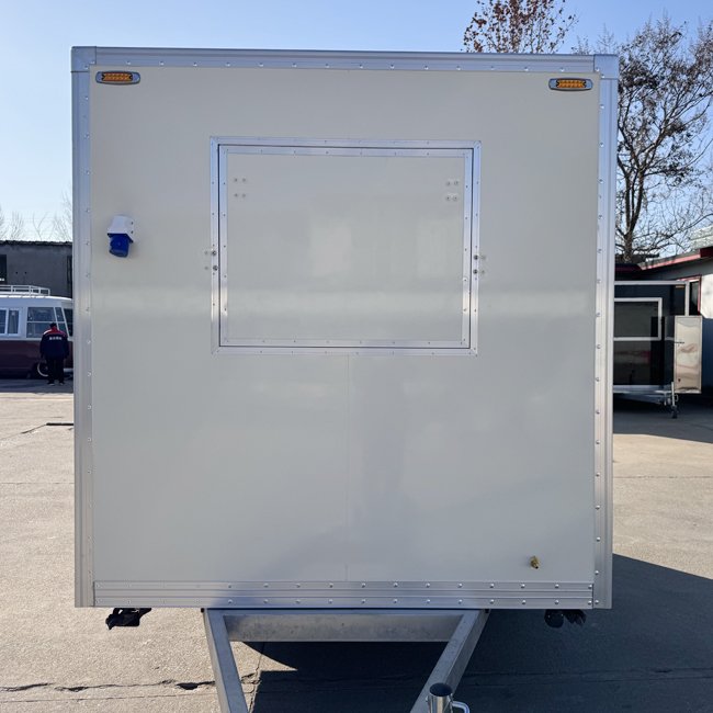 2.8 Meters Mobile Food Trucks Small Food Trailer Fast Food Kiosk