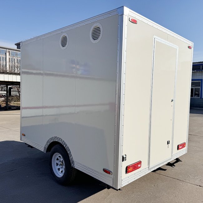 2.8 Meters Mobile Food Trucks Small Food Trailer Fast Food Kiosk