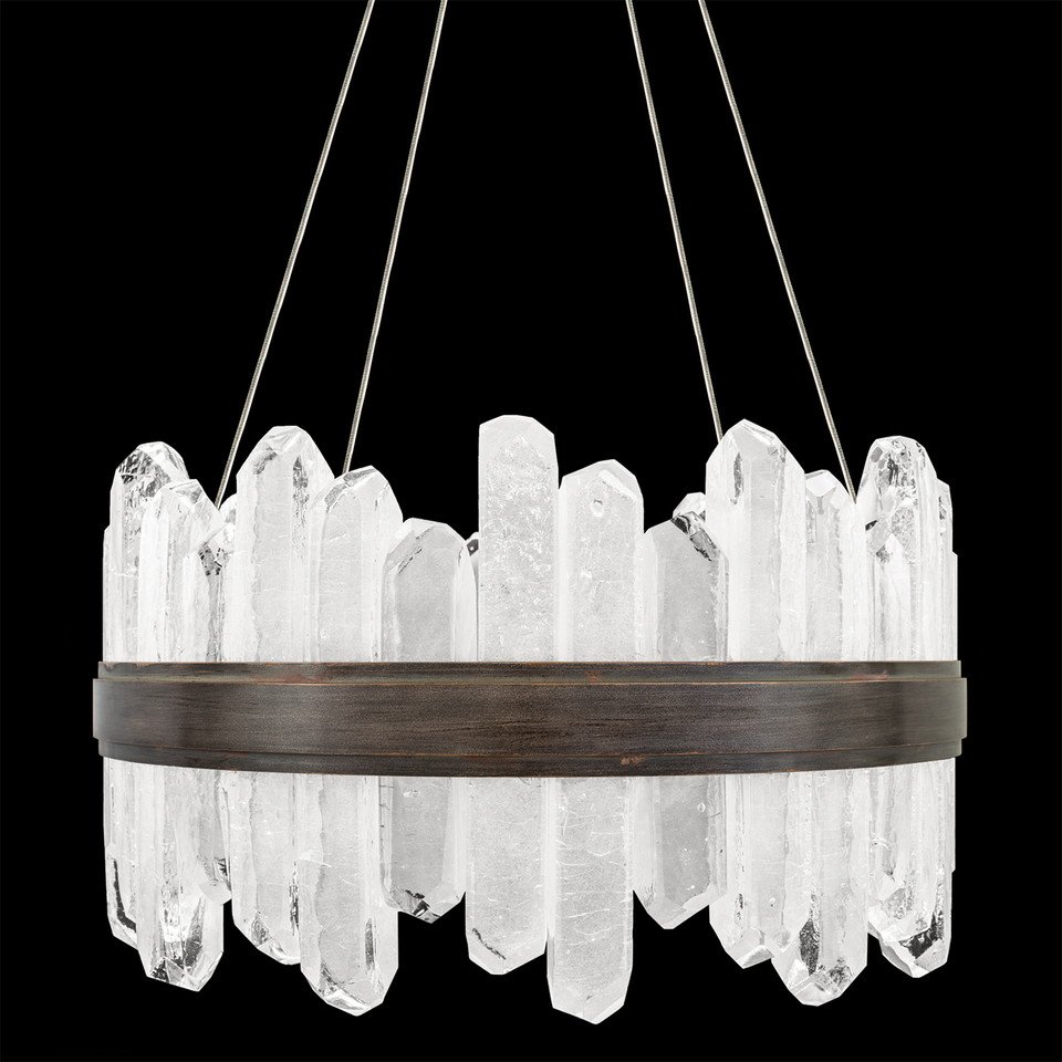 Post-Modern Large Glass Rings Pendant Lamp for Salon Foyer Hotel Laundry Room Chandelier Metal Pendant Light