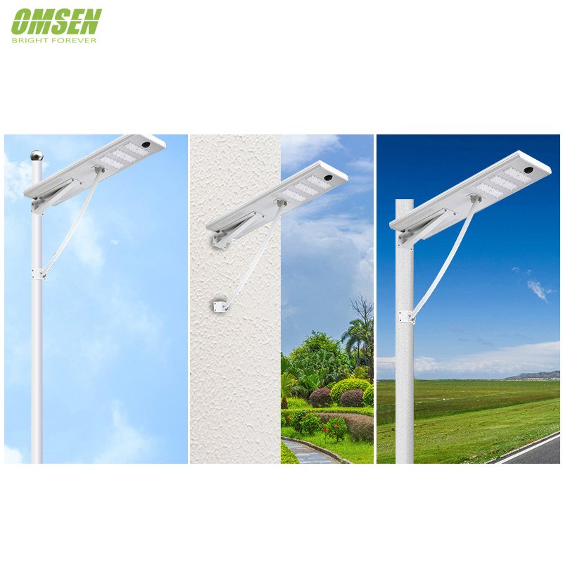 Omsen Led Solar Lights Outdoor Wall Lamp Motion Sensor Street Light Auto Action Lamp Led Solar Reflectors Automatic Lighting 40W