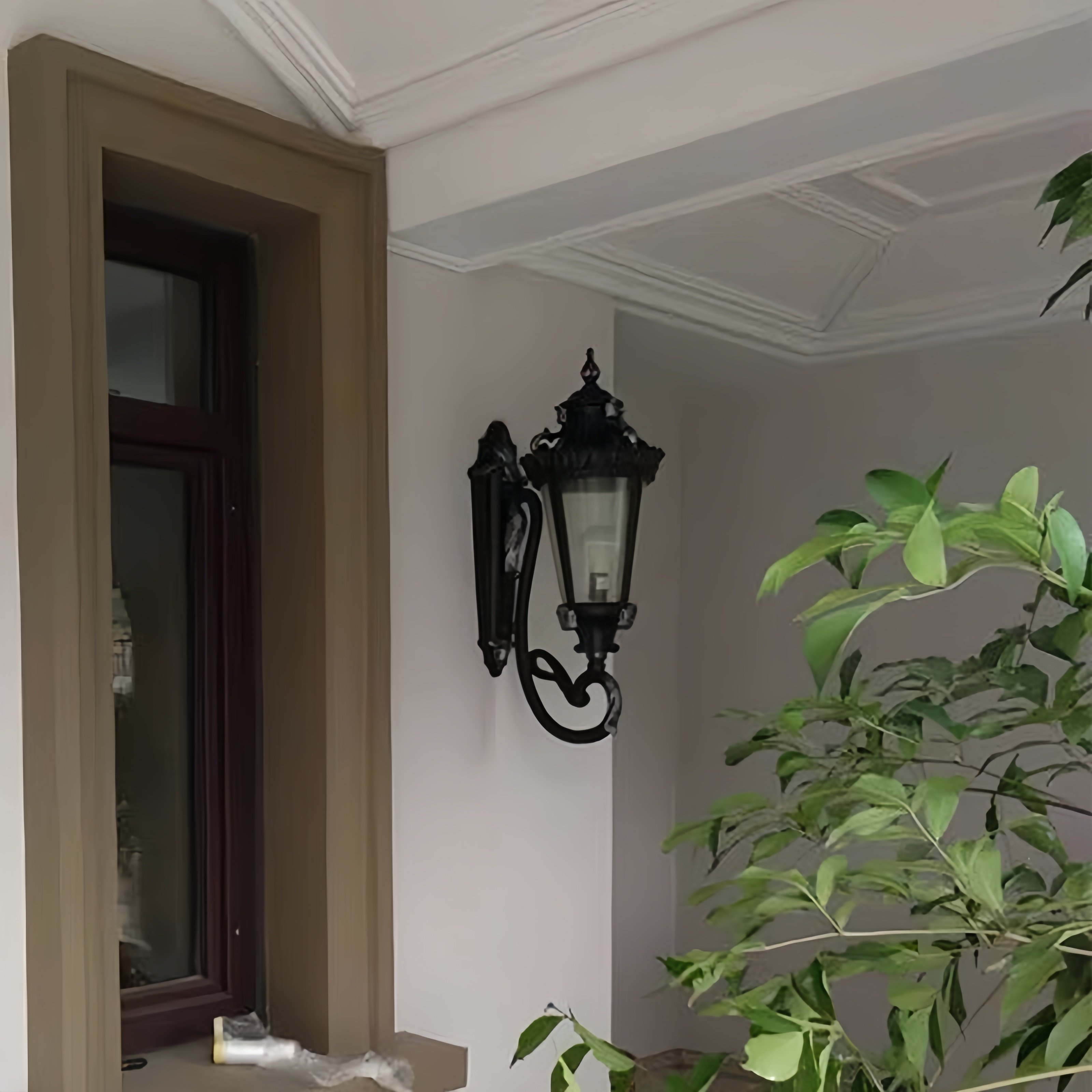 New European Style LED Outdoor Wall Lamp for Courtyard Street Waterproof Courtyard Outdoor LED Lamp Corridor E27 220V Wall Lamp