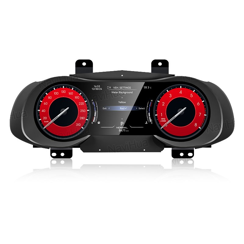 Navihua LCD Instrument Car Digital Cluster Speedometer for Maserati Quattroporte 2013-2020 Dashboard Gauge Auto Meter Virtual