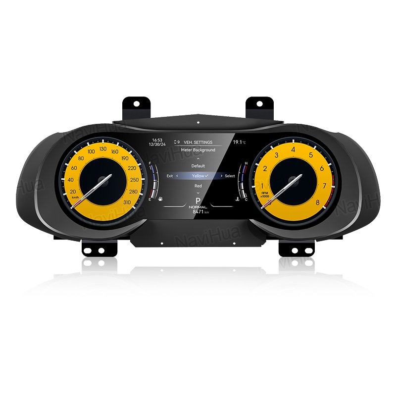 Navihua LCD Instrument Car Digital Cluster Speedometer for Maserati Quattroporte 2013-2020 Dashboard Gauge Auto Meter Virtual