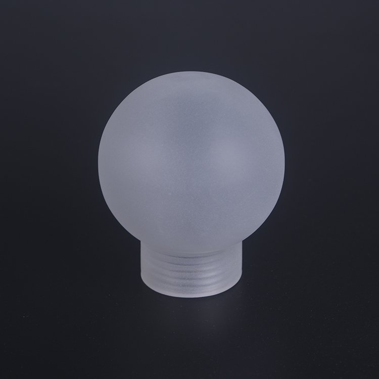 Custom Made Replacement Round Opal White Borosilicate Glass Lamp Cover with G9 Screw Thread Lighting Shade